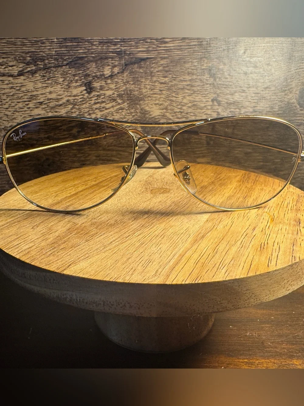 Ray-Ban Aviators Gold with Brown Gradient lens (with Case)